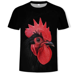 Stop Staring At My Cock Chicken Funny T Shirt Cute Spring Custom Cotton Novelty S-Xxxl Novelty Breathable Shirt