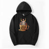 Black Coffee Funny Men Sweatshirts Hoodie 2020 Spring Autumn Pullover Fleece Streetwear Hooded Cute Satan Fallen Angels Hoodies