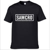 SOA Sons of anarchy the child Fashion SAMCRO Print T-Shirt Men Fashion Harajuku HipHop short sleeve Cotton Casual Men Tee Shirts