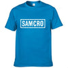 SOA Sons of anarchy the child Fashion SAMCRO Print T-Shirt Men Fashion Harajuku HipHop short sleeve Cotton Casual Men Tee Shirts