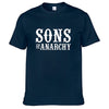 SOA Sons of anarchy the child Fashion SAMCRO Print T-Shirt Men Fashion Harajuku HipHop short sleeve Cotton Casual Men Tee Shirts