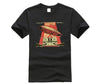 Led-Zeppelin-Mothership-Distressed-Image-Black-T-Shirt-New-Official-Soft-T-Shirt-Casual-Short-Sleeve T shirt