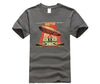 Led-Zeppelin-Mothership-Distressed-Image-Black-T-Shirt-New-Official-Soft-T-Shirt-Casual-Short-Sleeve T shirt