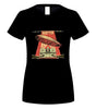 Led-Zeppelin-Mothership-Distressed-Image-Black-T-Shirt-New-Official-Soft-T-Shirt-Casual-Short-Sleeve T shirt