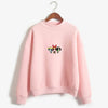 2020 New Kawaii Tops Power puff aesthetic hoodie sweatshirt  Girls Police Harajuku Streetwear Funny Cartoon Printed hoodies