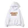 New Hot Sale virginity rocks Men's Hoodie Funny Streetwear Men/women Autumn Winter Casual Hoodies Sweatshirts Pullovers Tops